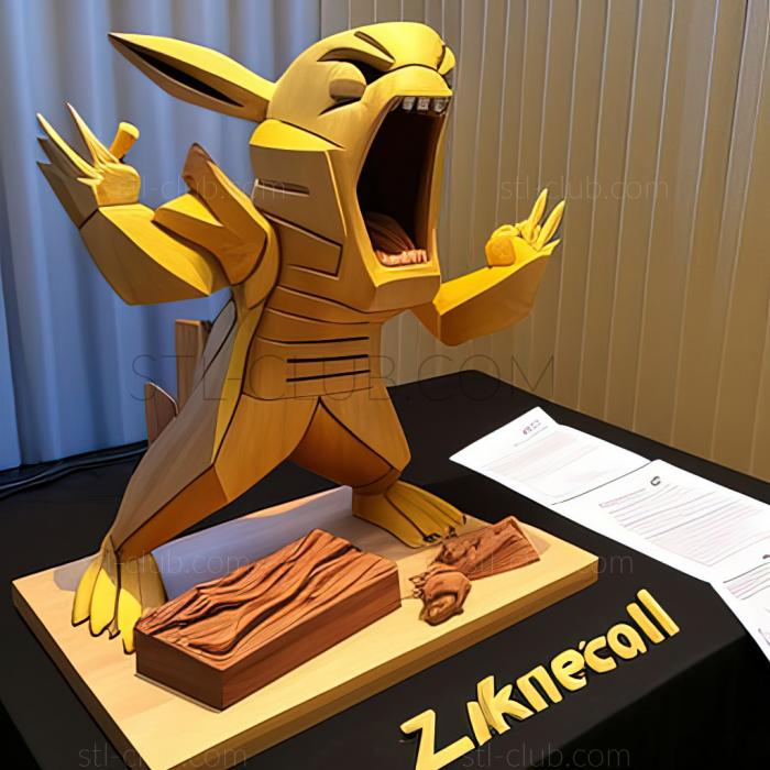 3D model Team Shocker Pokmon Contest Zui Convention (STL)